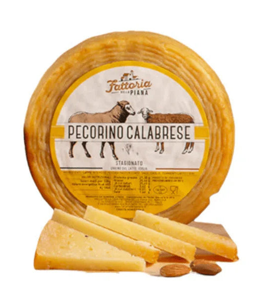 Fattoria Della Piana Pecorino Calabrese, 90 days Aged, 4 Lbs