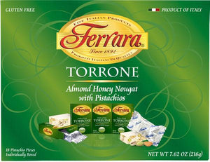 Ferrara Mini Pistachio Torrone Box, 7.6 oz