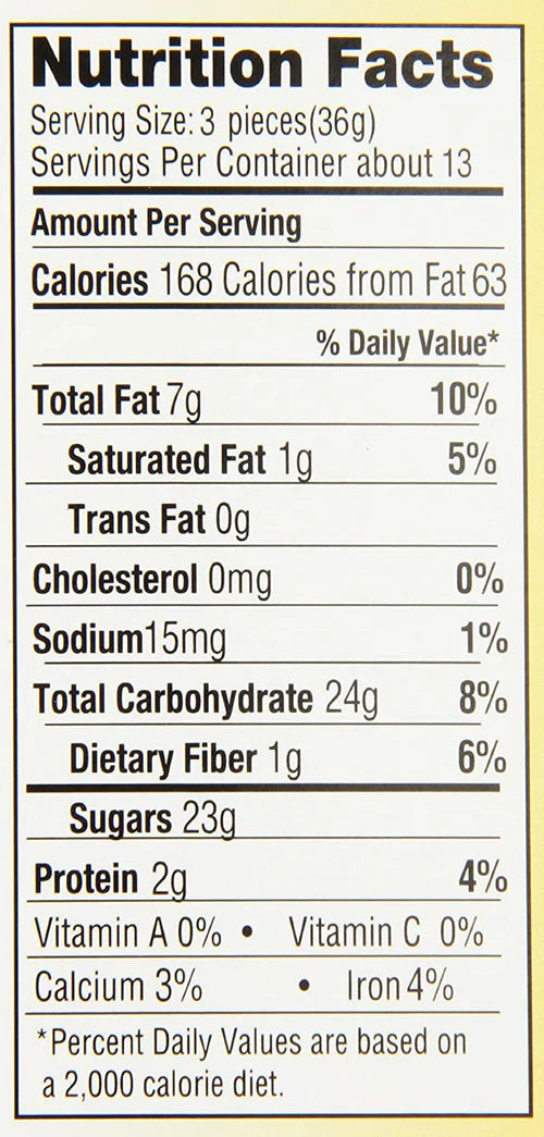 Ferrara Almond Honey Torrone, 40 Piece, 16.9 oz