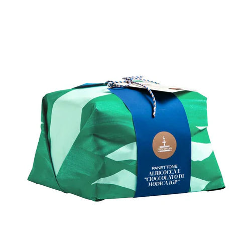 Fiasconaro Panettone with Candied Apricot and Modica IGP Chocolate, 2.2 lb  1kg