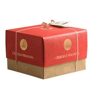 Fiasconaro Cherry & Strawberry Panettone, 2.2 Lbs