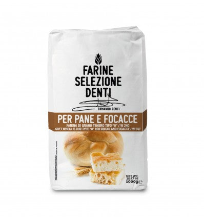 Molino Denti Flour Selection for Bread and Focaccia 