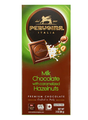 Milk Chocolate with Caramelized Halzenuts Bar, by Perugina 3 oz