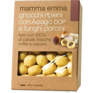 Mamma Emma Potato Gnocchi Stuffed with Asiago Cheese and Porcini Mushrooms - 350g (14.4oz)