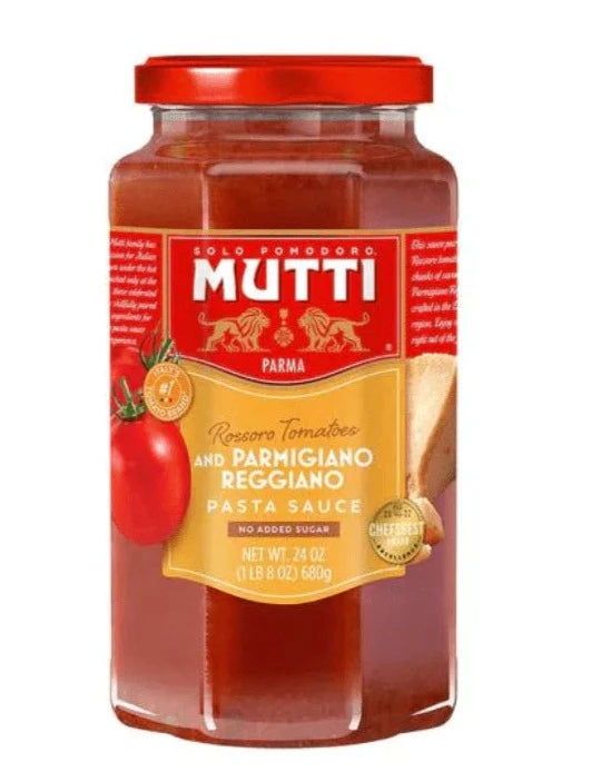 Mutti Rossoro Tomato and Parmigiano Reggiano Cheese Pasta Sauce, 24 oz