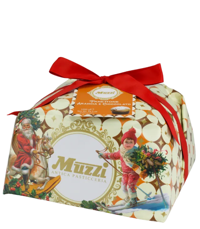 Muzzi Panettone With Orange and Chocolate 1kg