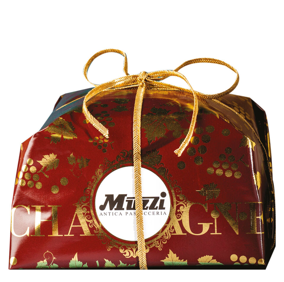 Muzzi Panettone Soaked in De Venoge Champagne 1Kg