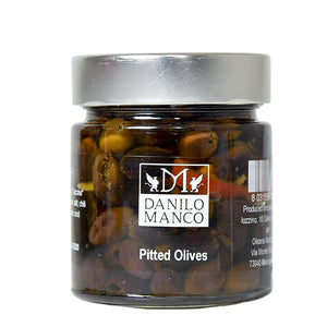 Danilo Manco Leccino Olives (Taggiasca Style) in Extra Virgin Olive Oil 220 gr (Copy)