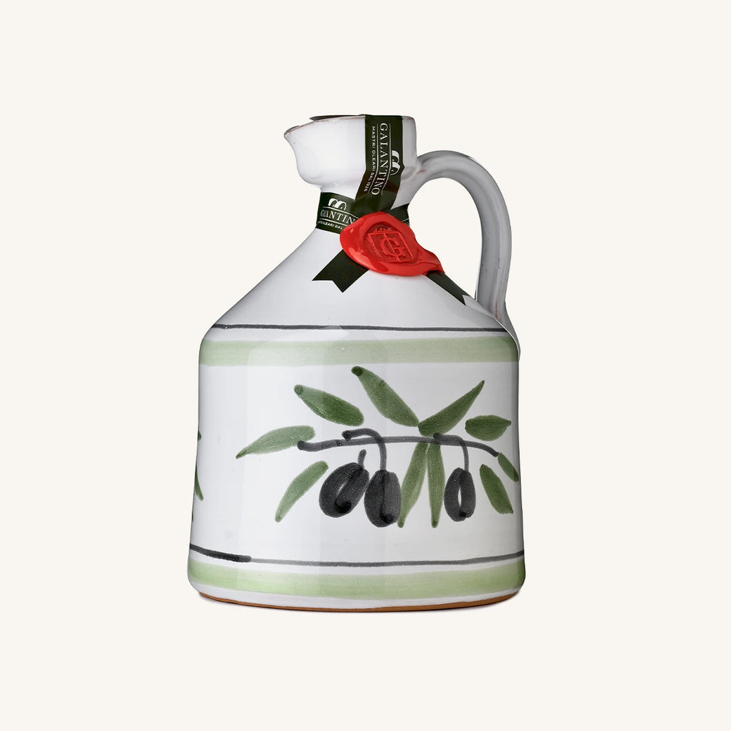 Galantino Extra Virgin Olive Oil Angel Ceramic Jar 500 ml
