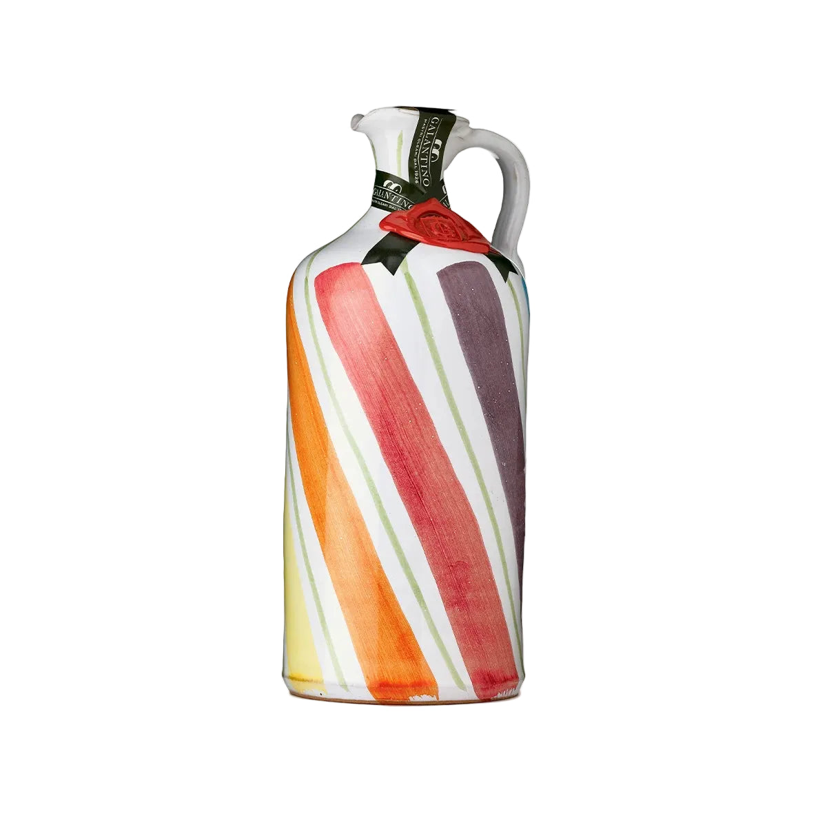 Galantino Extra Virgin Olive Oil Arcobaleno Ceramic Jar 500 ml