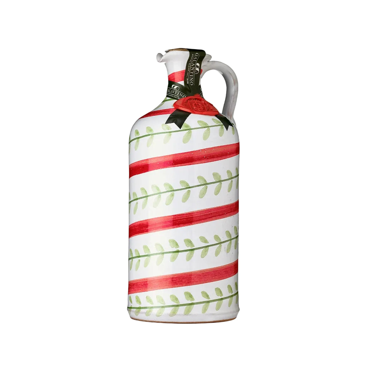 Galantino Extra Virgin Olive Oil Foglie Ceramic Jar 500 ml