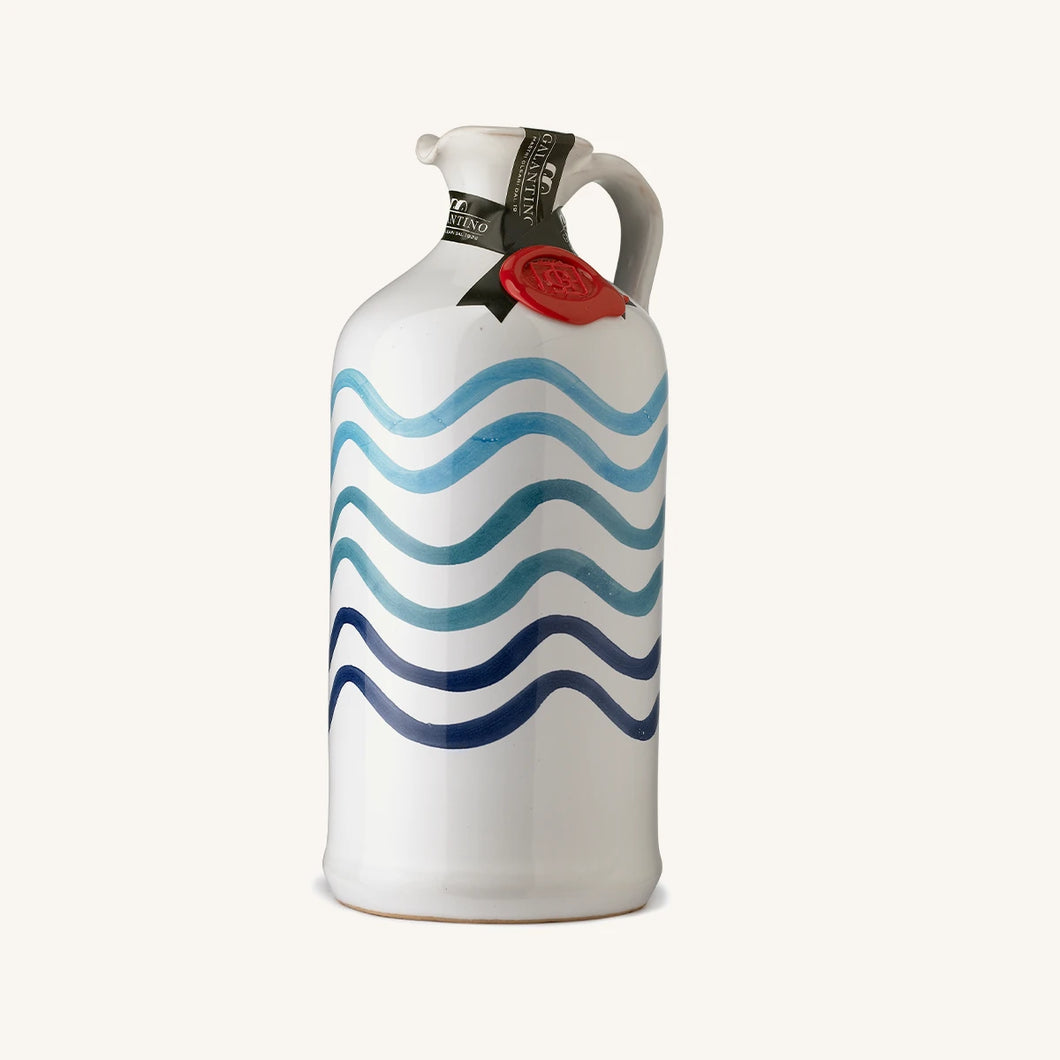 Galantino Extra Virgin Olive Oil Onda Ceramic Jar 500 ml