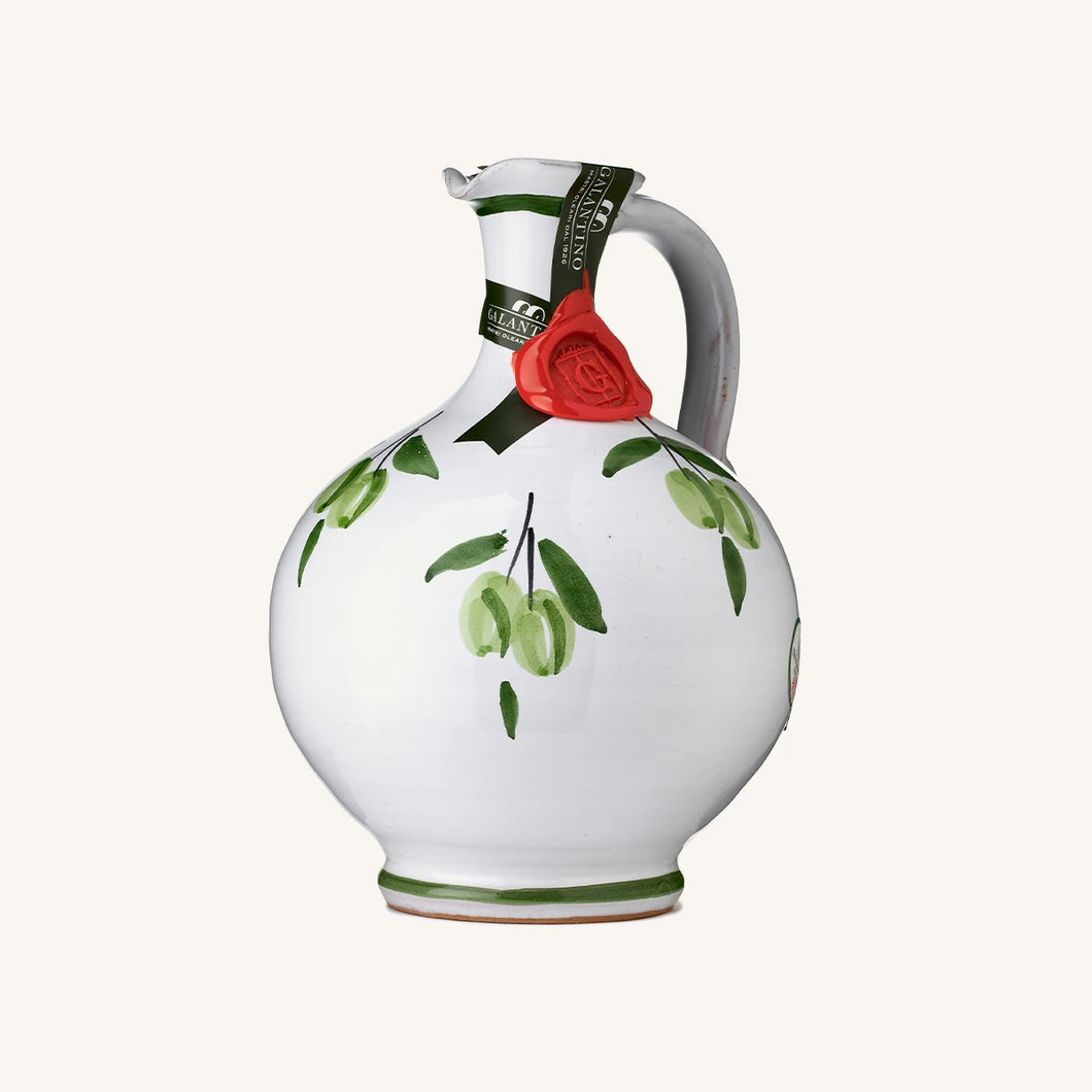 Galantino Extra Virgin Olive Oil Rita Ceramic Jar 500 ml