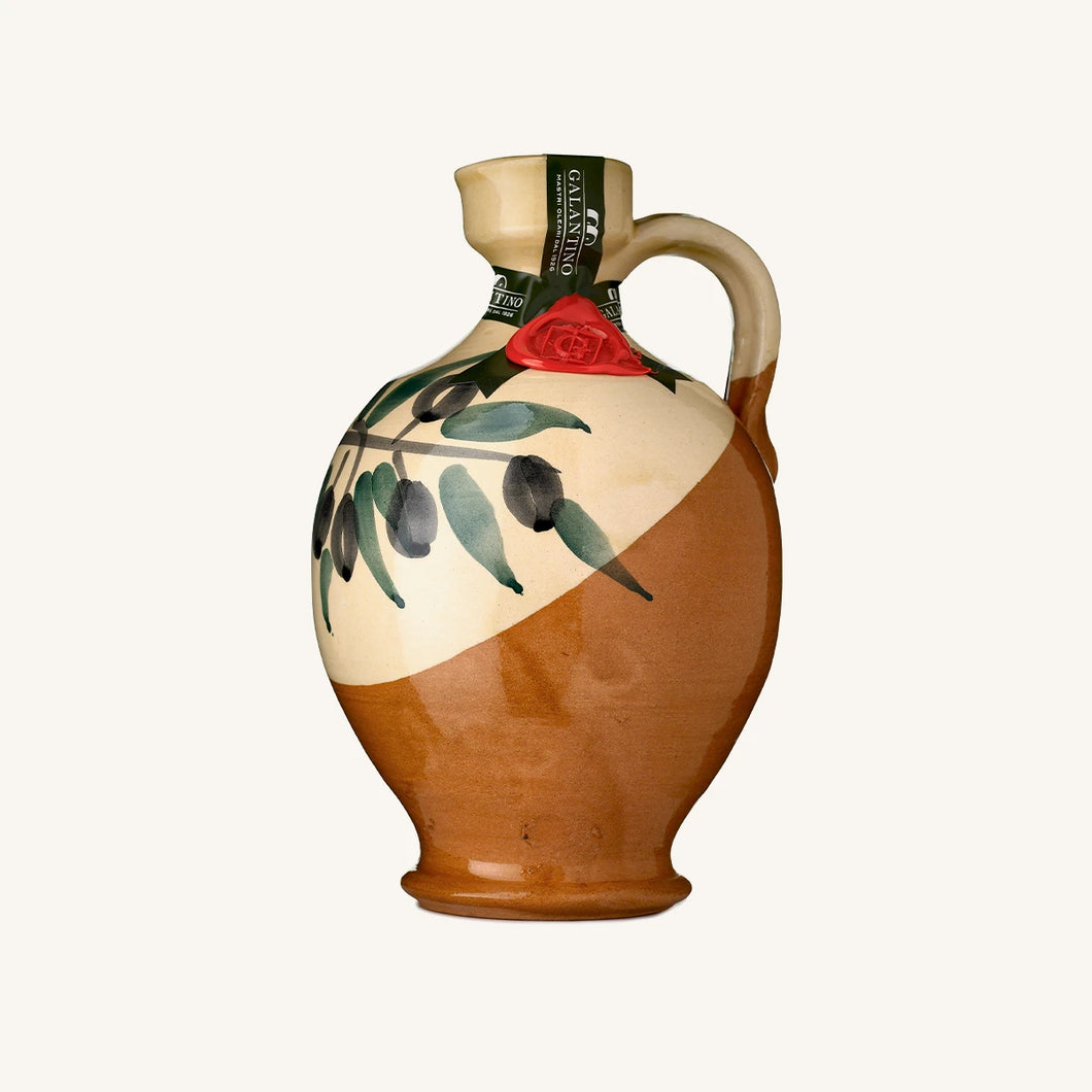 Galantino Extra Virgin Olive Oil Robin Ceramic Jar 500 ml