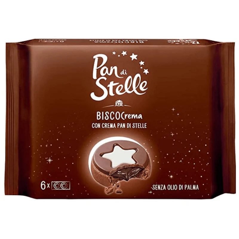 Pan di Stelle Biscocrema Chocolate Cream Filling Cookies 5.92oz