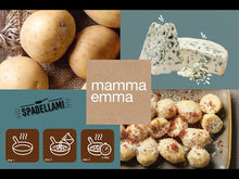 Load and play video in Gallery viewer, Mamma Emma Potato Gnocchi Stuffed with Gorgonzola DOP - 350g (14.4oz)
