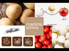 Load and play video in Gallery viewer, Mamma Emma Potato Gnocchi Stuffed with Cacio e Pepe - 350g (14.4oz)
