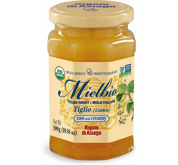 Rigoni di Asiago Organic Italian Tiglio (Linden) Honey- 10.5 oz