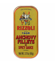 Load image into Gallery viewer, Rizzoli Anchovy Fillets in Spicy Sauce, 3.17 oz
