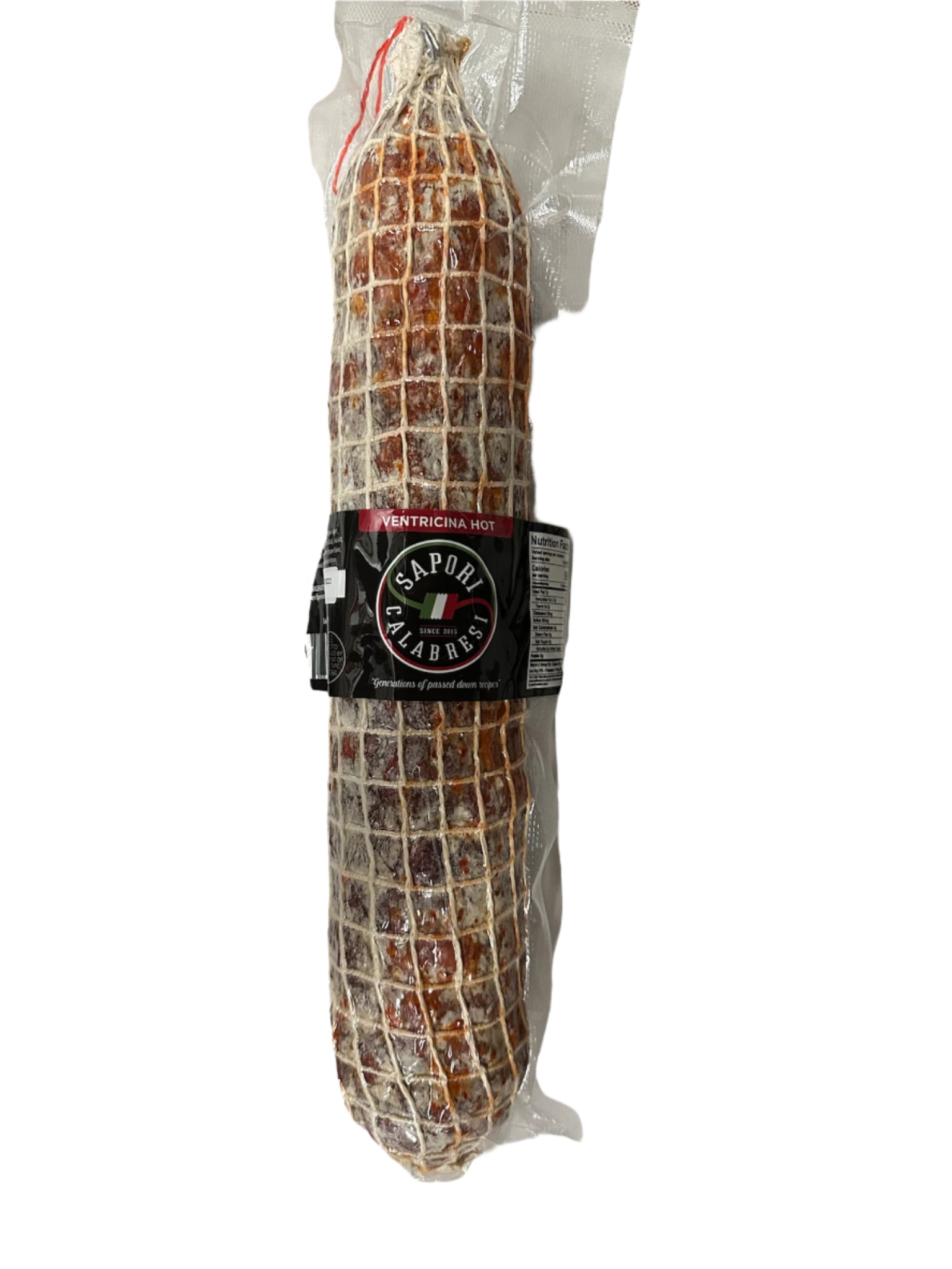 Sapori Calabresi Ventricina Hot Sopressata 3.5lb