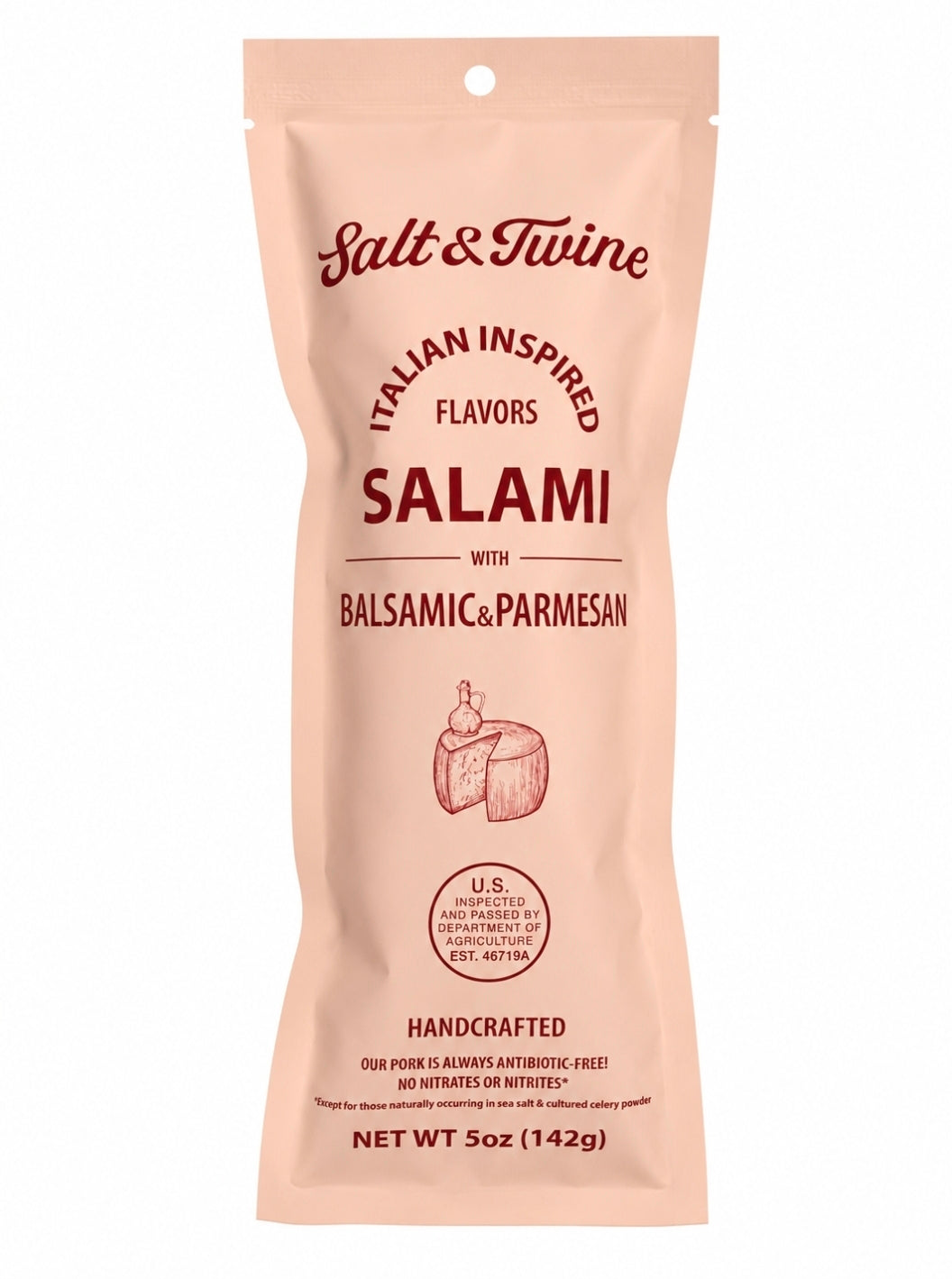 Parmacotto Aged Salamino Balsamic & Parmesan 5oz