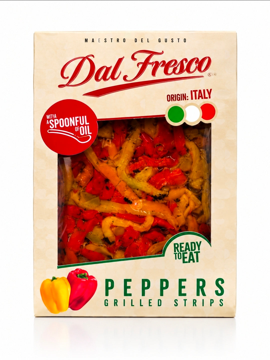 Mangiar Bene Del Fresco Grilled Peppers Strips 250g