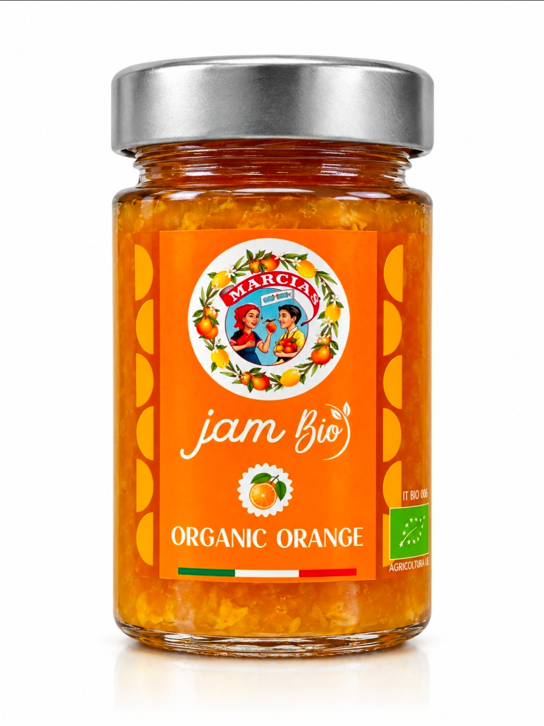 Mangiar Bene Del Fresco Organic Sicilian Orange Jam 200g