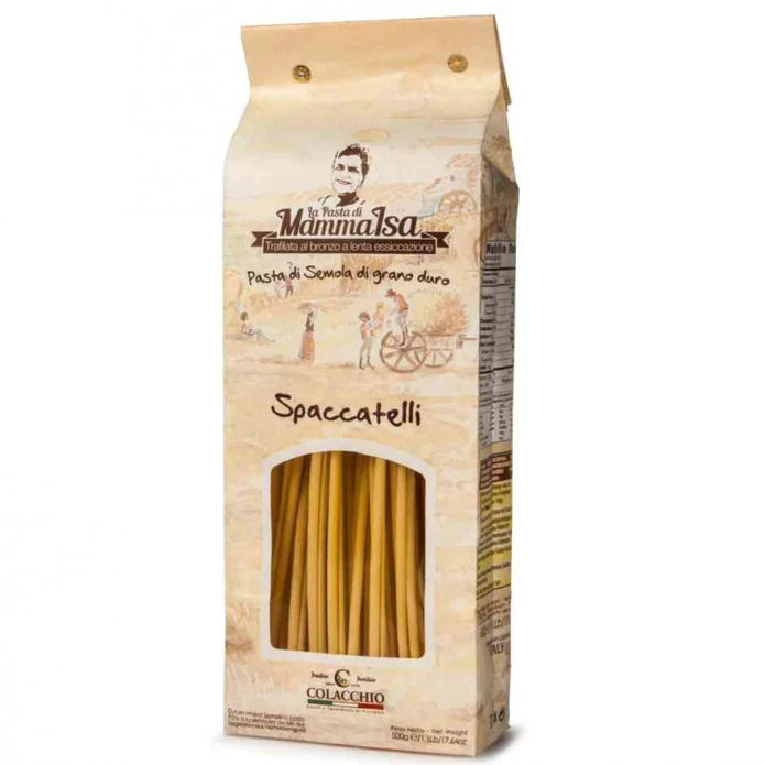 Colacchio Mamma Isa Spaccatelli Pasta, 17.64 oz / 500g