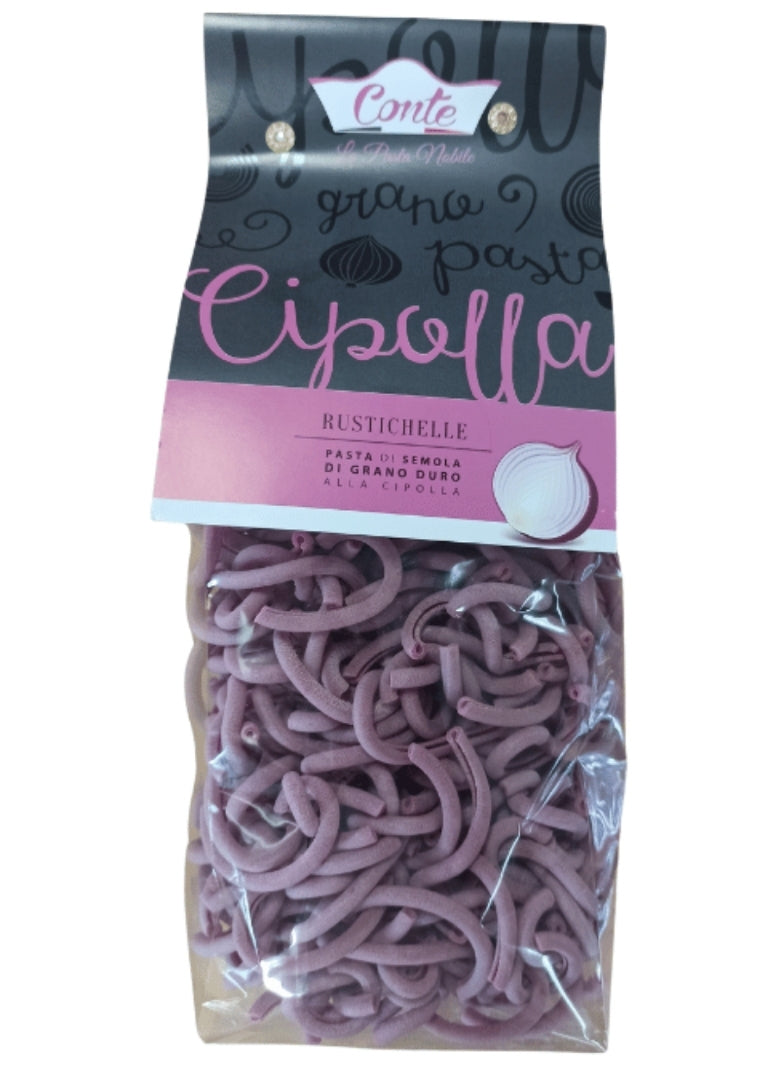 Pastificio Conte Artisanal Onion Rustichelle Pasta 100% Durum Wheat Pasta - 500gr