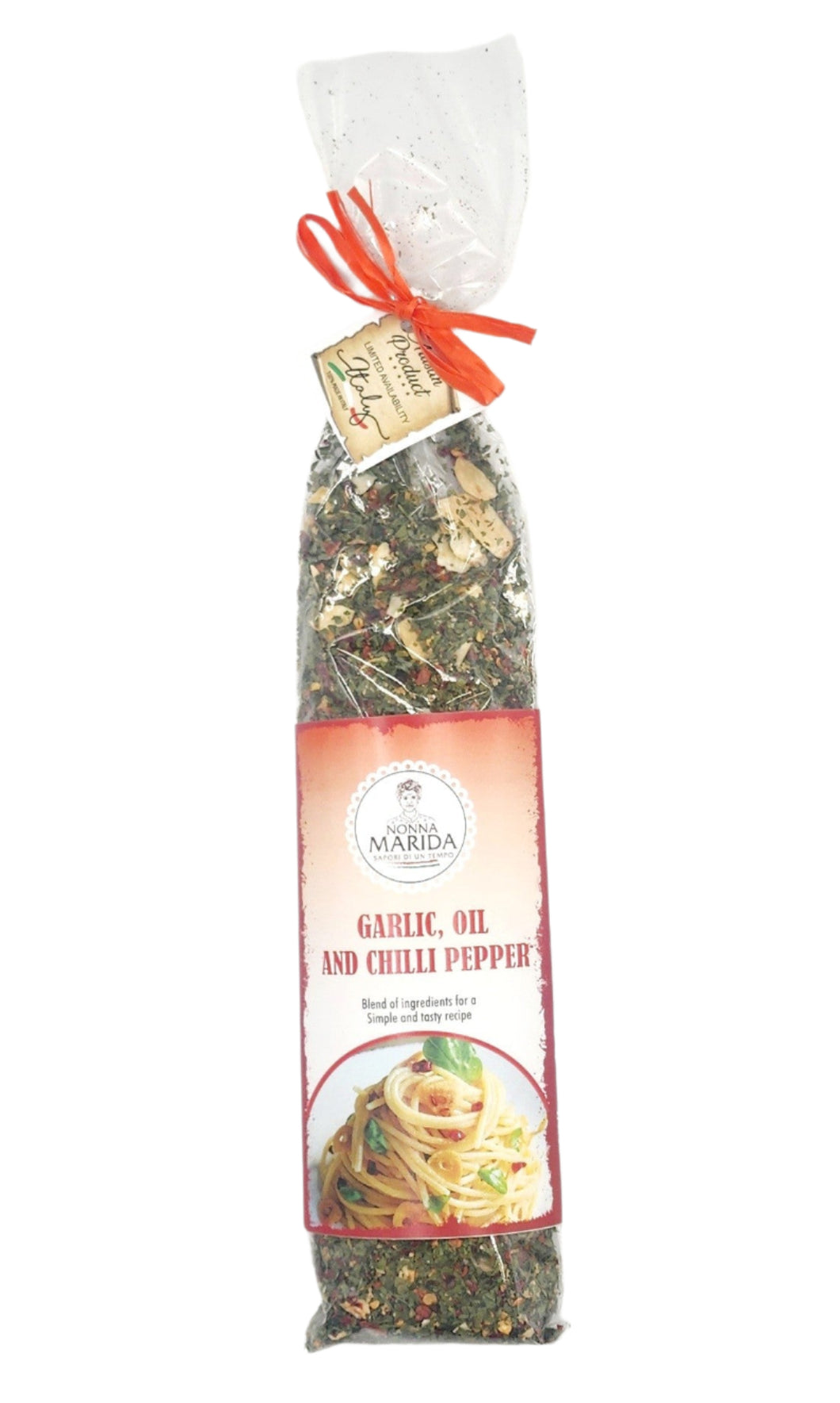 Nonna Marida Italian Garlic, Oil, and Chili Pepper Pasta Mix 3.52 oz