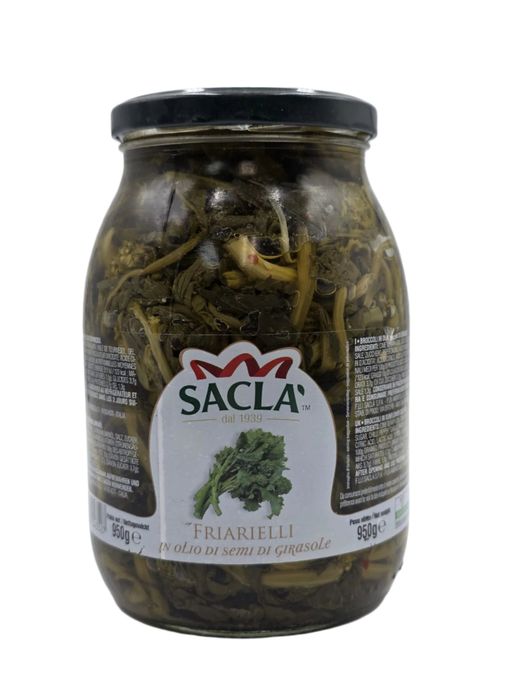 Saclà Friarielli in Sunflower Oil