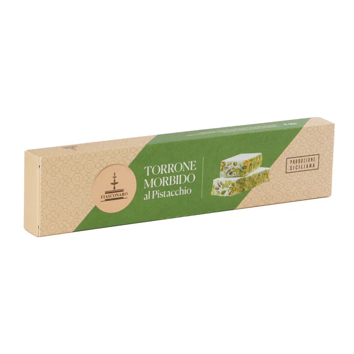 Fiasconaro Torrone W/ Pistachio, Soft Nougat, 5.29 oz | 150g