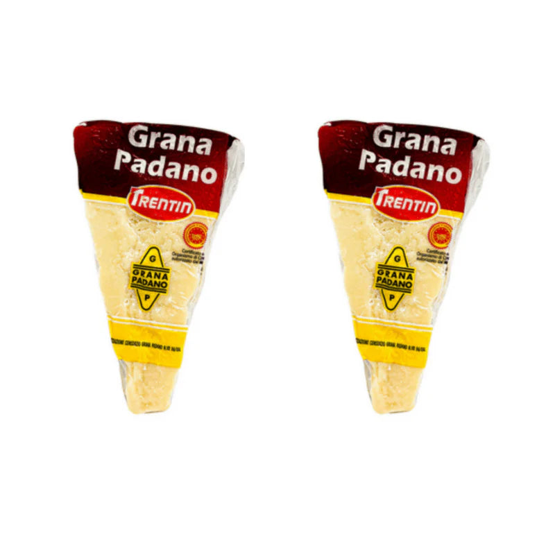 Trentin Grana Padano PDO Wedges – 7 oz [PACK of 2]