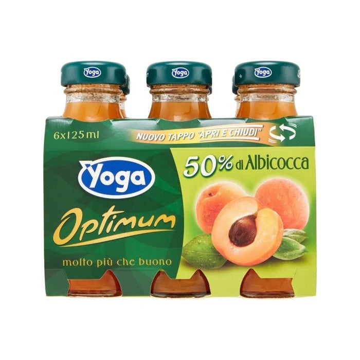 Yoga Optimum Italian Apricot juices 6x125ml