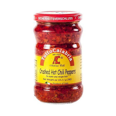 Crushed Hot Chili Peppers - by Tutto Calabria  10.2 oz - [Premium Italian Food at Home ]