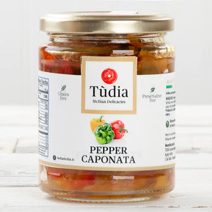 Tudia Peperonata Pepper Caponata Sauce- 9.87 OZ