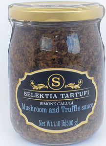 Mushroom and Truffle sauce by Selektia 1.1 lb - [Premium Italian Food at Home ]