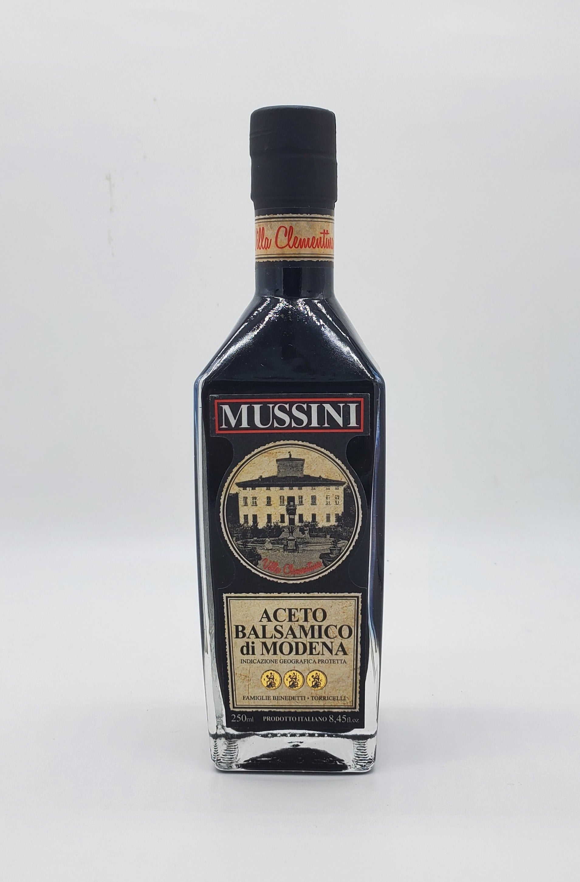 Mussini Villa Clementina Balsamic Vinegar of Modena 9 years IGP 3 coins 250ml