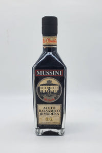 Mussini Villa Clementina Balsamic Vinegar of Modena 6 years IGP 2 coins 250ml