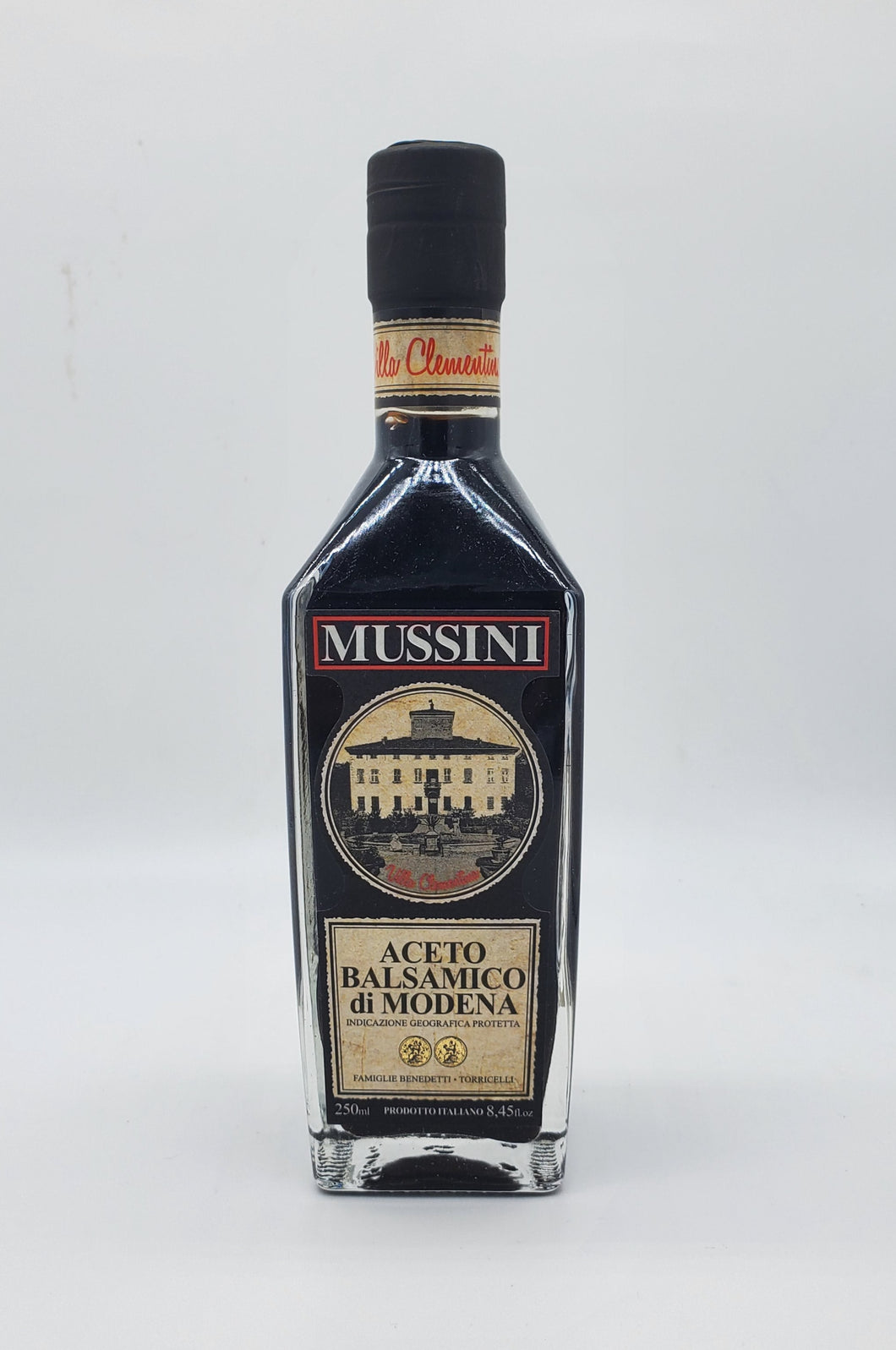 Mussini Villa Clementina Balsamic Vinegar of Modena 6 years IGP 2 coins 250ml
