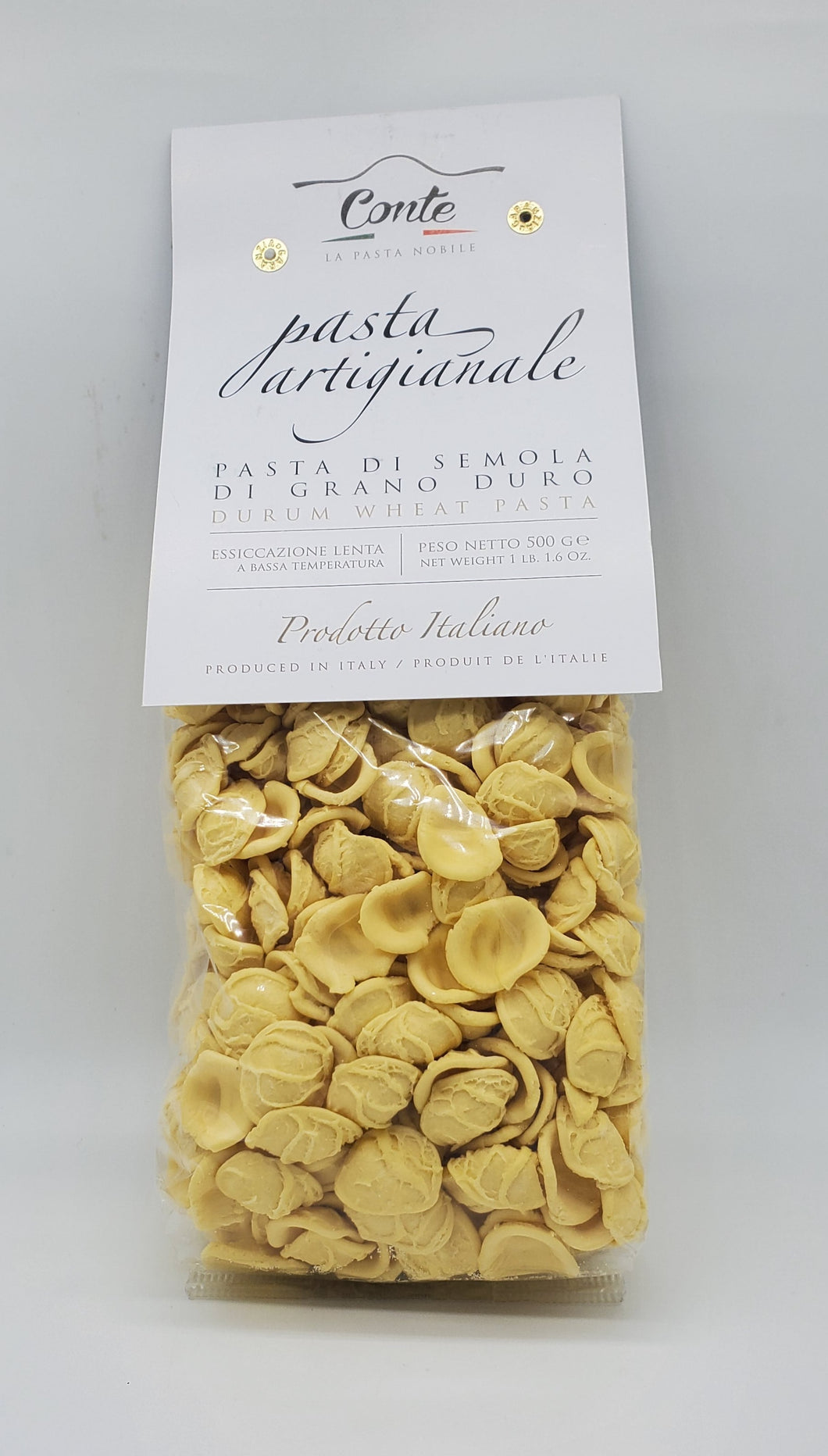 Pastificio Conte Artisanal Orecchiette Pasta 100% Durum Wheat - 500gr