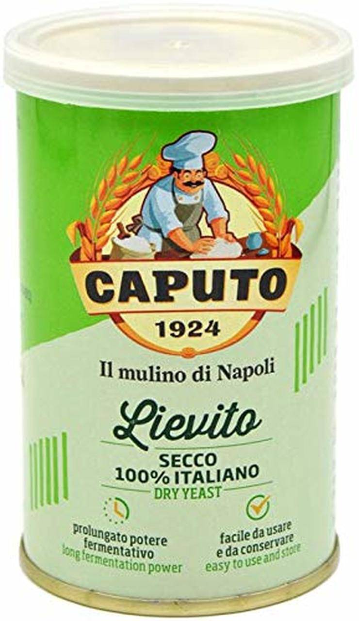 Lievito Active Dry Yeast 3.5 Ounce Can - Made in Italy - Perfect with 00 Flour by Antimo Caputo - [Premium Italian Food at Home ]