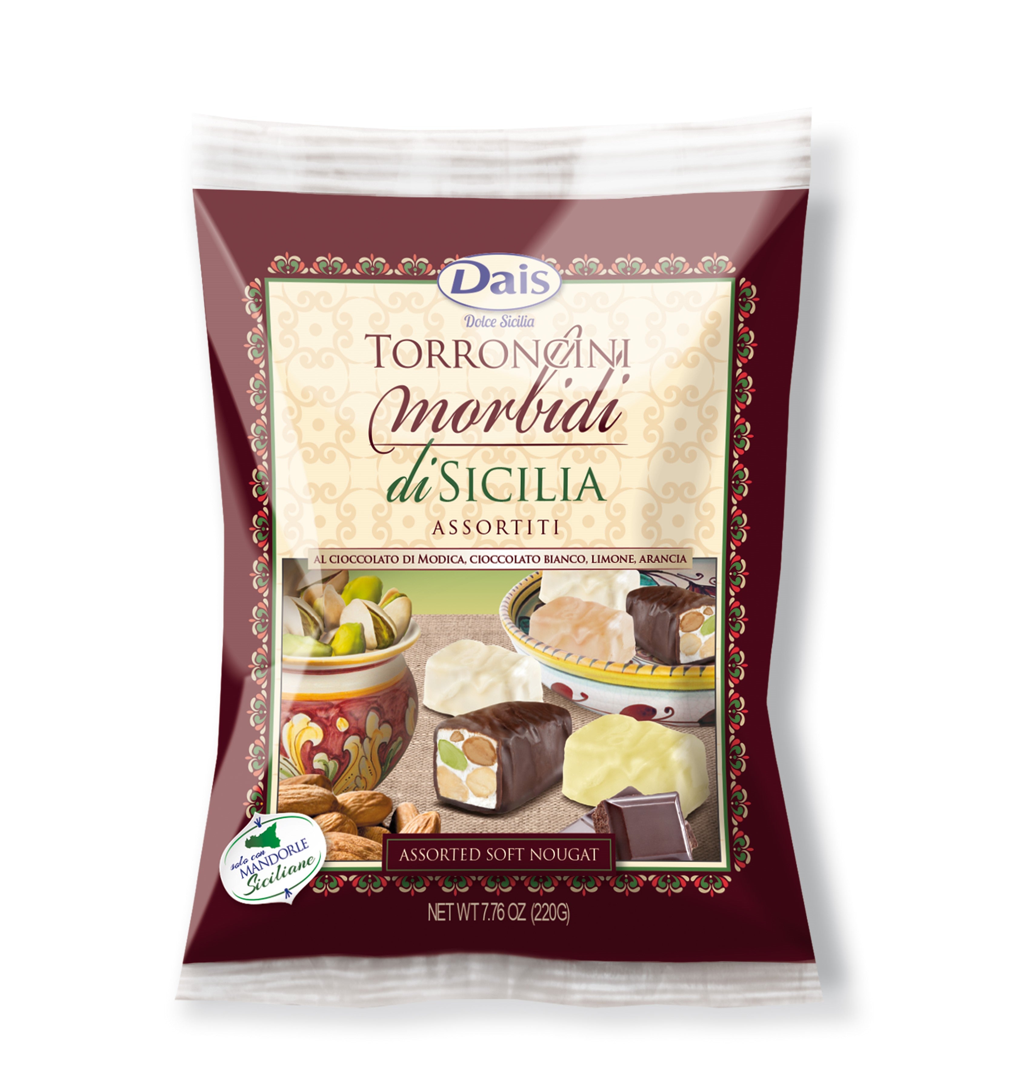 Dais Soft Nougat Assortment Torroncini Bag 7.76oz