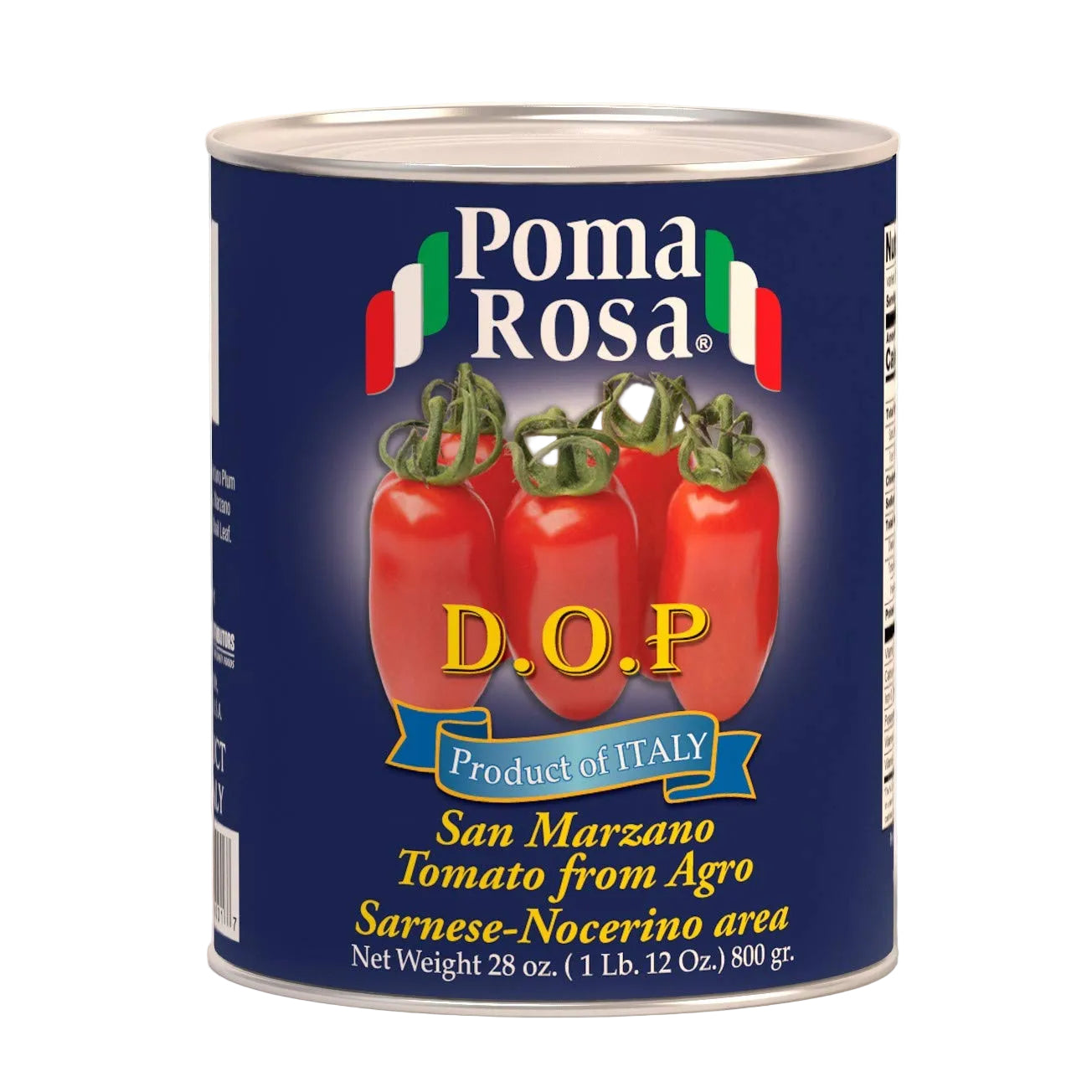 San Marzano Tomato of "Agro Sarnese-Nocerino Area" DOP by Poma Rosa - 28 oz