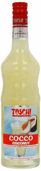 Coconut Syrup by Toschi (1 Liter) - 33.8 fl oz - [Premium Italian Food at Home ]