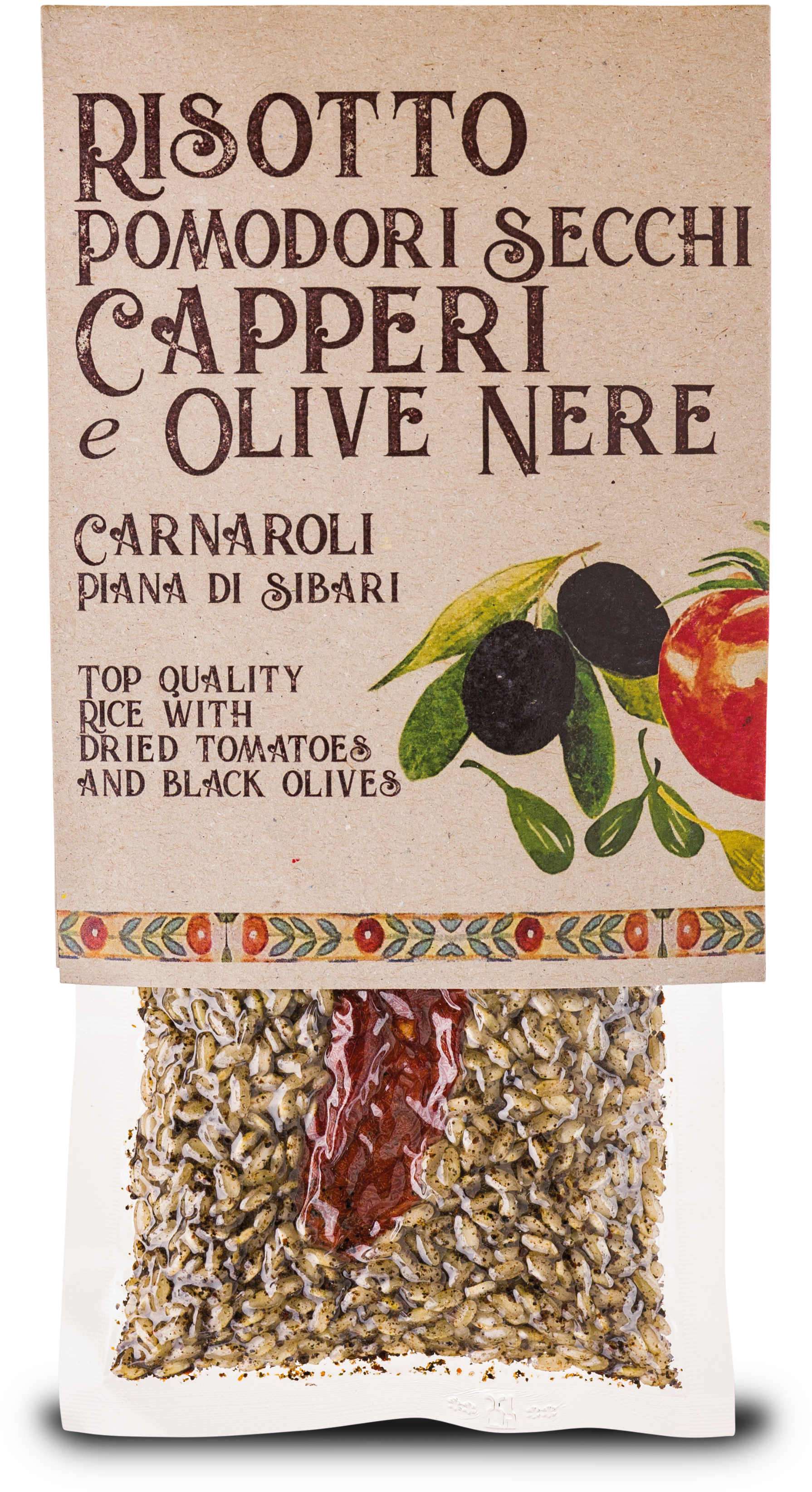 Casarecci di Calabria Kit Risotto Capers & Black Olives - 200gr