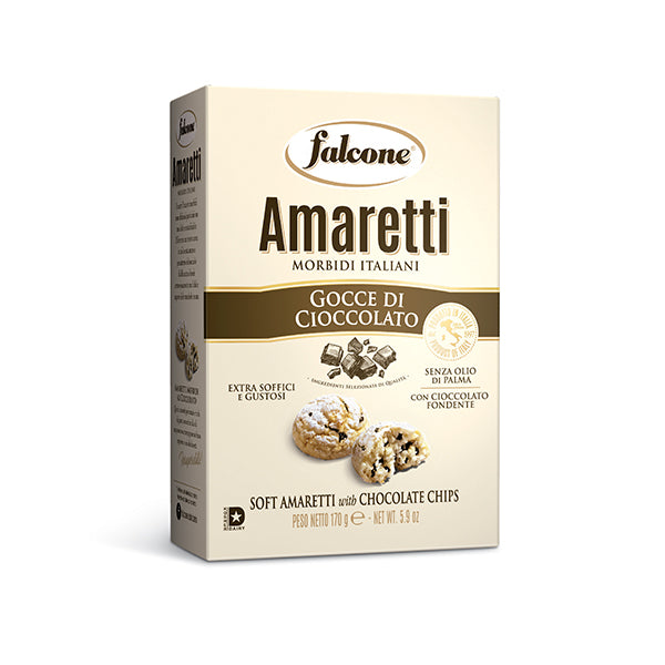 Falconie Classic Soft Amaretti with choccolate- 5.9 oz