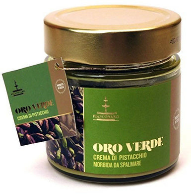 Fiasconaro Oro Verde Pistacchio Cream Spread, 6.3 oz - [Premium Italian Food at Home ]