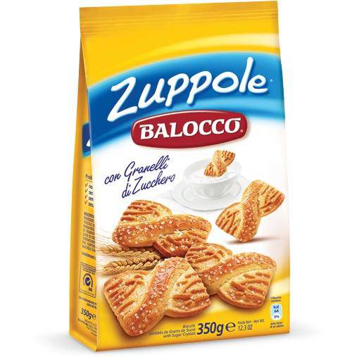 Zuppole Biscotti Frollini, by Balocco 12.3oz - [Premium Italian Food at Home ]