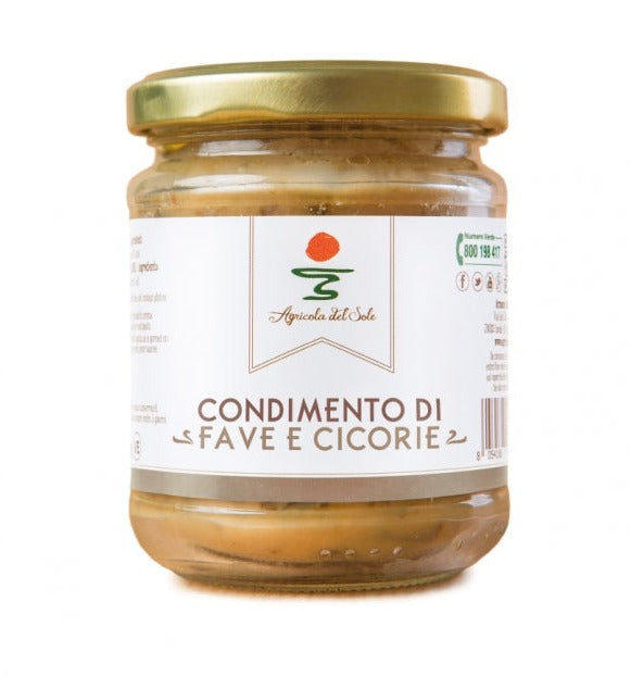Agricola Del Sole Broad beans and Chicories Seasoning 180gr